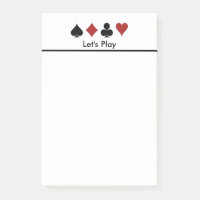 Playing Card Score Pad