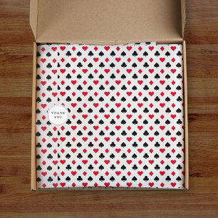 Playing Card Suit Pattern Tissue Paper