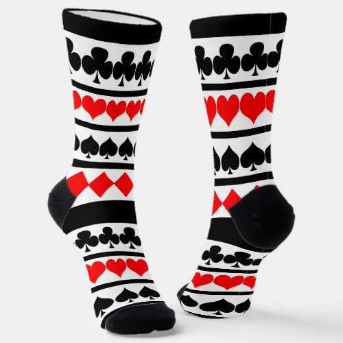 Playing Card Suit Socks