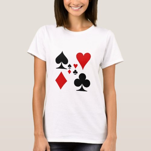 PLAYING CARD SUITES GIFTS T_Shirt