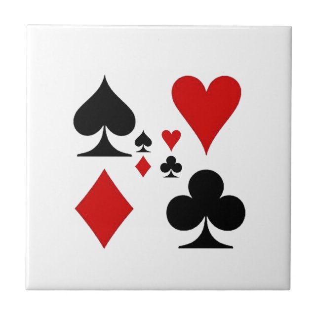 PLAYING CARD SUITES GIFTS TILE (Front)