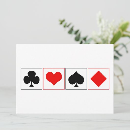 Playing card suits (Standing Front)