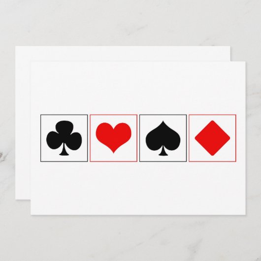 Playing card suits (Front/Back)