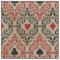 Playing Card Suits and Scroll on Tan