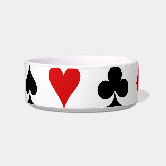 Playing Card Suits Bowl (Left)