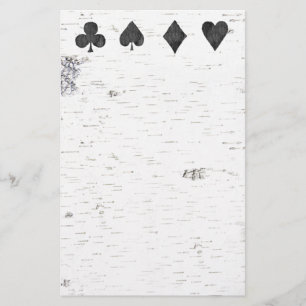 Playing Card Suits Carvings