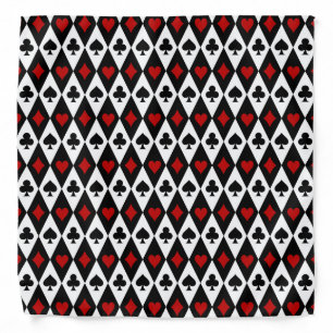 Playing Card Suits Casino Bandana