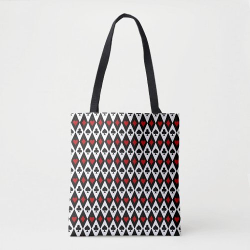 Playing Card Suits Casino  Tote Bag