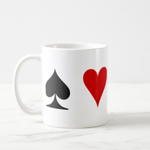 Playing Card Suits Coffee Mug
