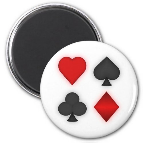 Playing Card Suits Magnet