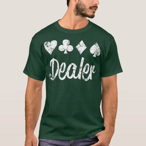 Playing Card Suits Poker Lingo Dealer Casino Gift  T_Shirt