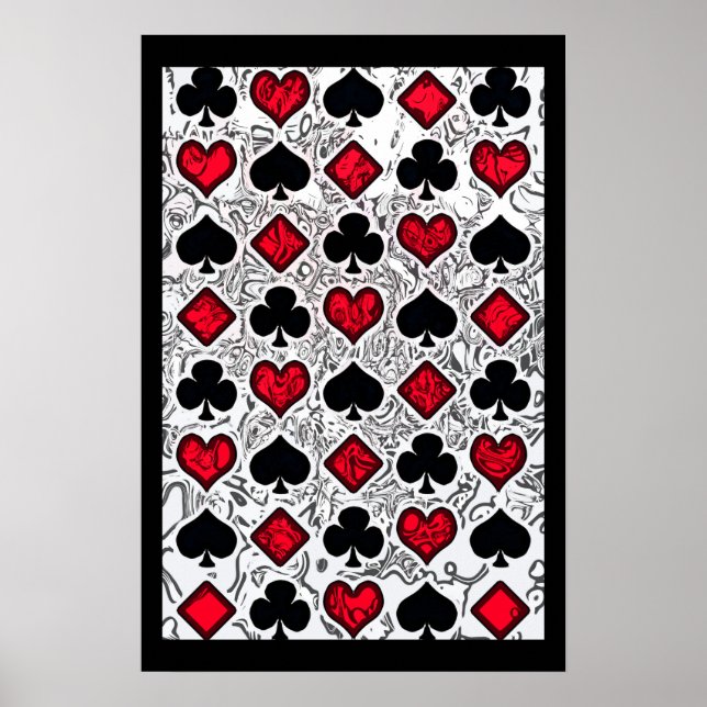 PLAYING CARD SUITS Poster (Front)
