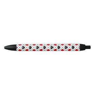 Playing card suits symbols pen