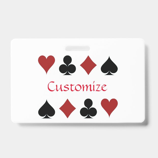 Playing Card Suits Thunder_Cove Badge (Front)