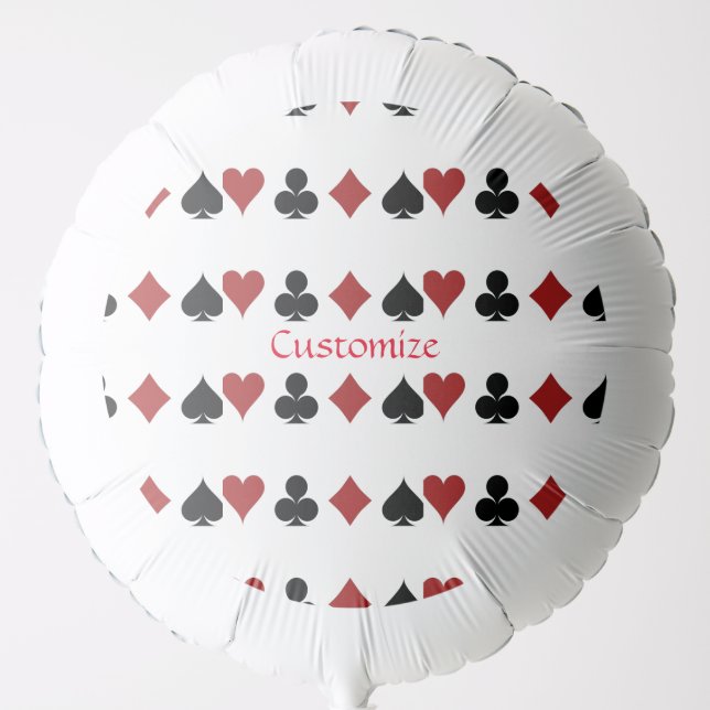 Playing Card Suits Thunder_Cove Balloon (Front)