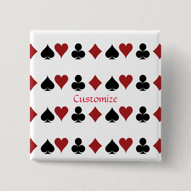 Playing Card Suits Thunder_Cove Button (Front)