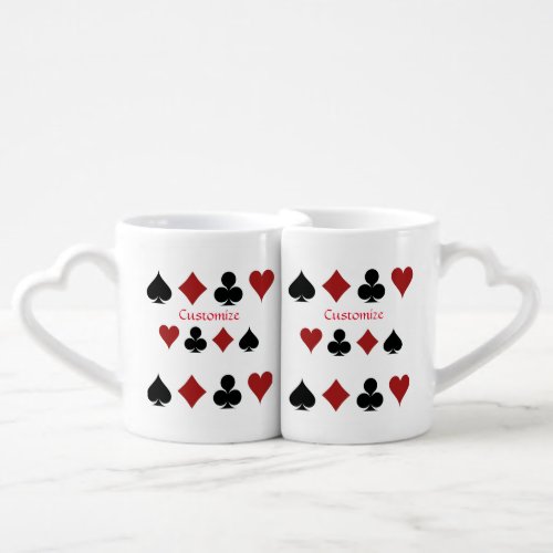 Playing Card Suits Thunder_Cove Coffee Mug Set