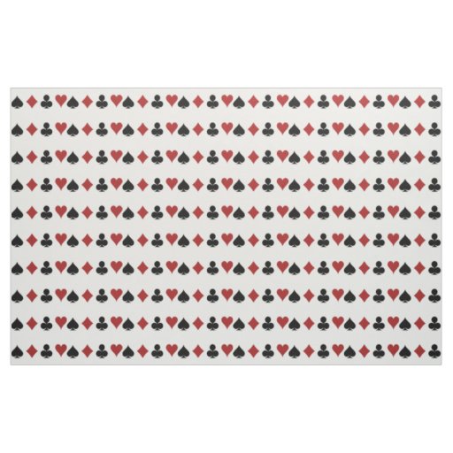 Playing Card Suits Thunder_Cove  Fabric