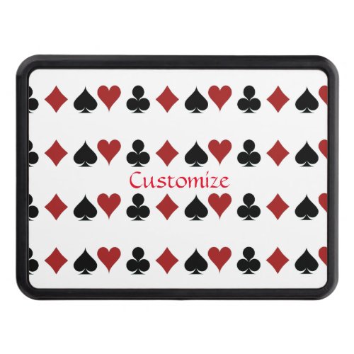 Playing Card Suits Thunder_Cove Hitch Cover