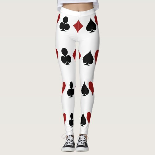 Playing Card Suits Thunder_Cove Leggings
