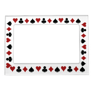 Playing Card Suits Thunder_Cove Magnetic Frame