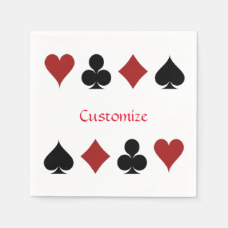Playing Card Suits Thunder_Cove Napkins
