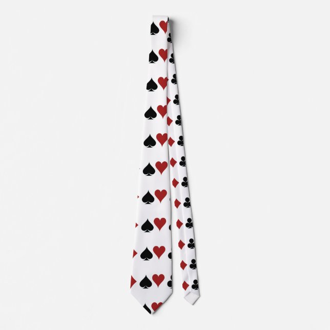 Playing Card Suits Thunder_Cove Neck Tie (Front)