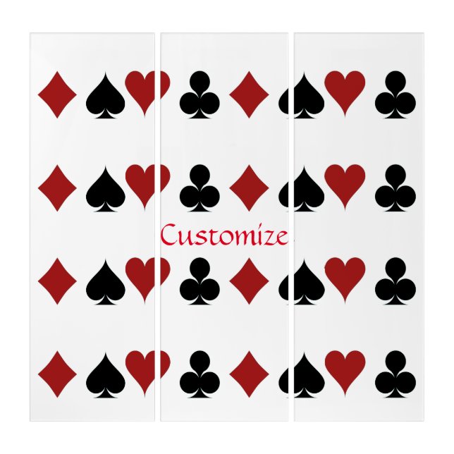 Playing Card Suits Thunder_Cove Triptych (Front)