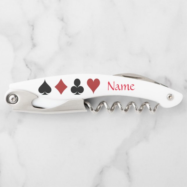 Playing Card Suits Thunder_Cove Waiter's Corkscrew (Front)