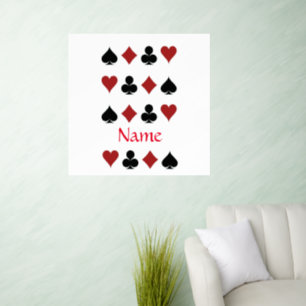 Playing Card Suits Thunder_Cove Wall Decal