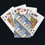 playing cards<br><div class="desc">Who wouldn't want these? Paddle board lovers unite over a fun game of poker after a day on the water! Adorned with the STAND PADDLE GLIDE REPEAT® logo, those make a great gift for yourself…or a friend too, of course!</div>