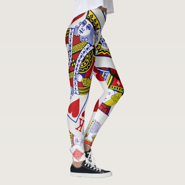 PLAYING CARDS-2 LEGGINGS (Right)