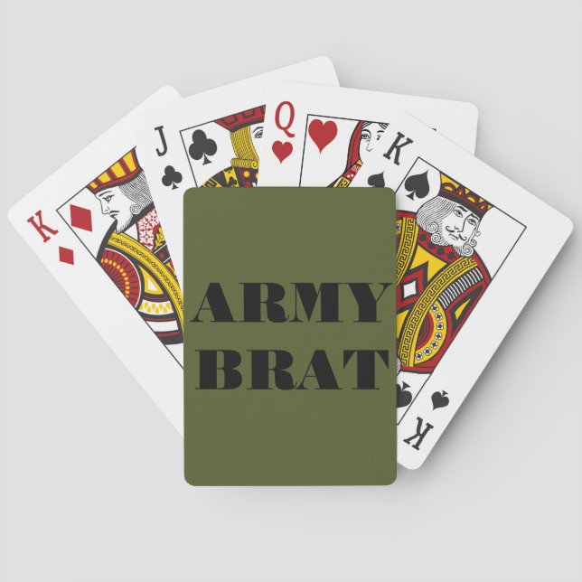Playing Cards Army Brat (Back)