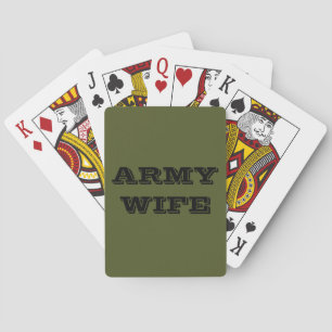Playing Cards Army Wife