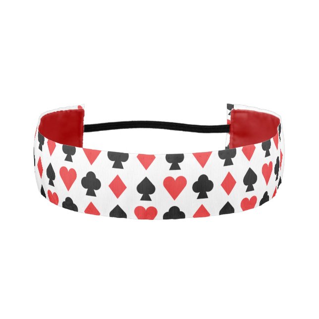 Playing Cards Athletic Headband (Front)