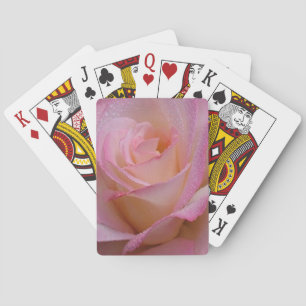 Playing Cards Beautiful Pink Rose