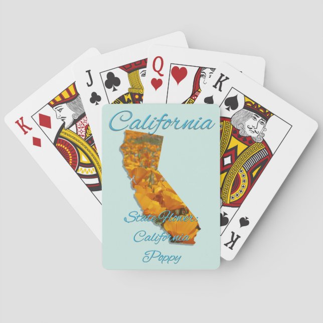 Playing Cards - CALIFORNIA (Back)