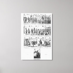 Playing cards canvas print