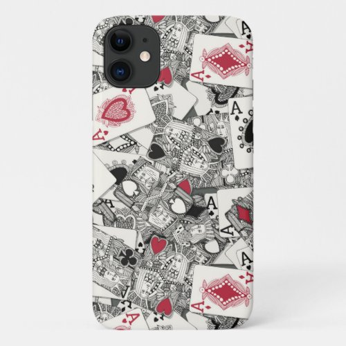 playing cards iPhone 11 case