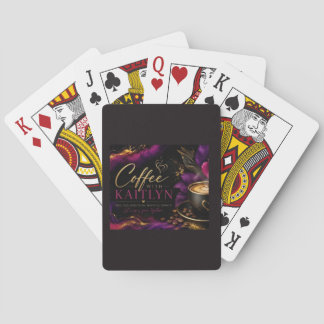 Playing Cards Coffee With Kaitlyn