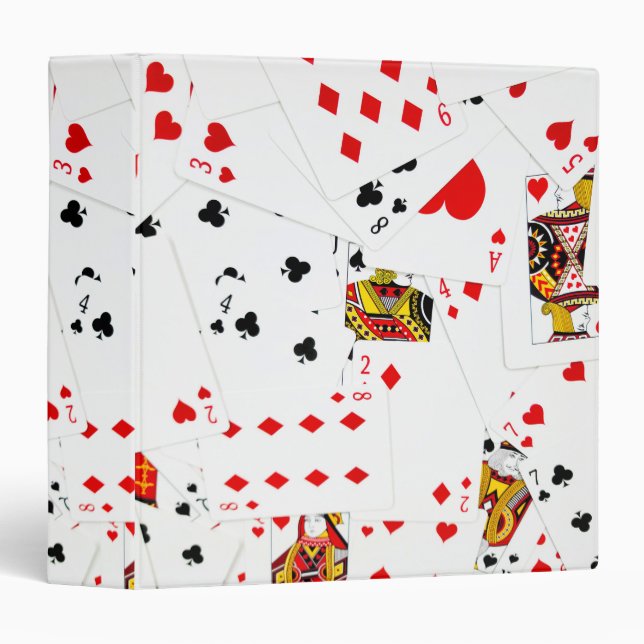 Playing Cards Collection 3 Ring Binder (Front/Spine)