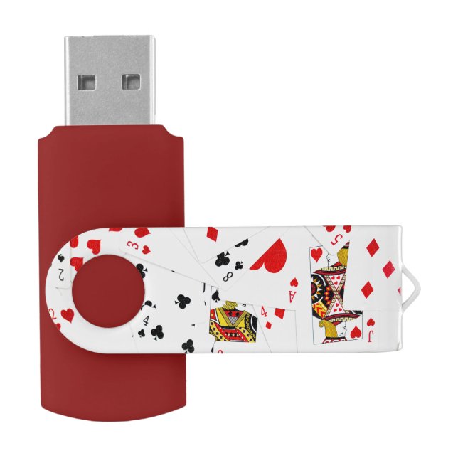 Playing Cards Collection Flash Drive (Opened)