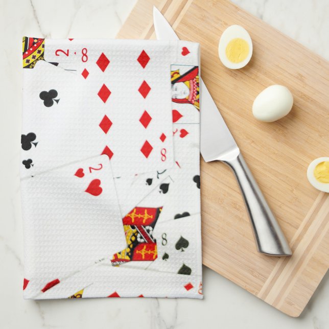 Playing Cards Collection Kitchen Towel (Quarter Fold)