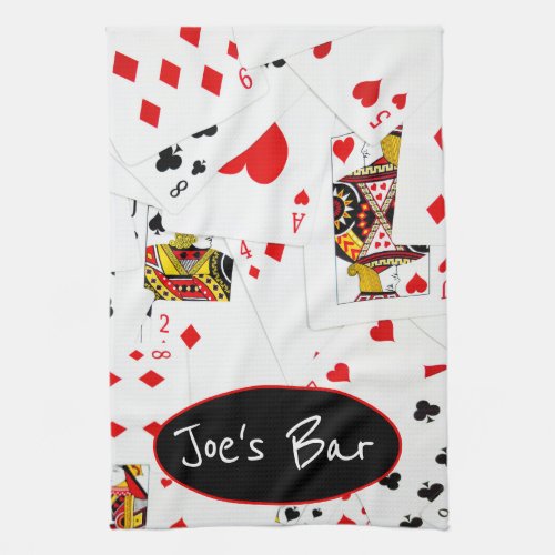 Playing Cards Collection  Kitchen Towel