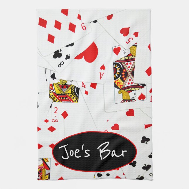 Playing Cards Collection  Kitchen Towel (Vertical)