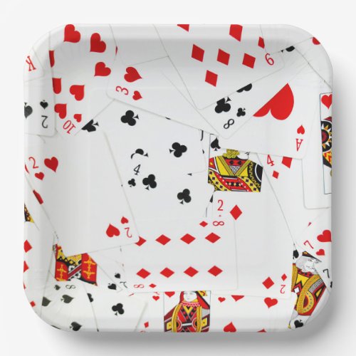 Playing Cards Collection Paper Plates
