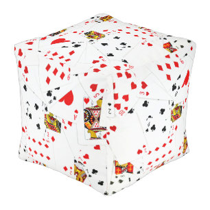Playing Cards Collection Pouf