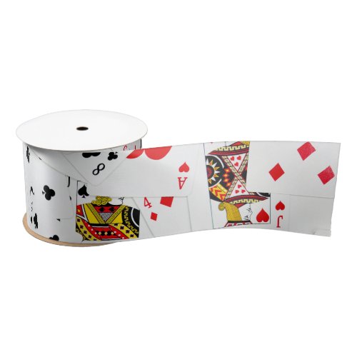 Playing Cards Collection  Satin Ribbon