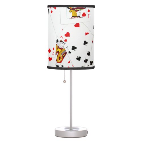 Playing Cards Collection  Table Lamp