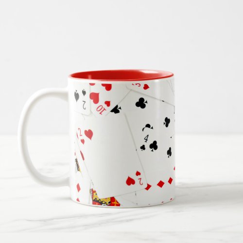Playing Cards Collection Two_Tone Coffee Mug